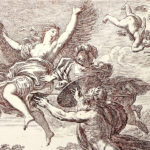 小カラスに変身したコロニスとケクロプスの3人の娘