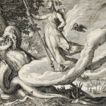 カドモスとハルモニア、蛇に変身し余生を森で暮らす