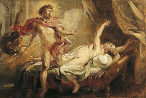 ユノの罠にはまったバッカスの母セメレ