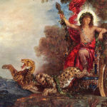 コウモリに変身したミニュアスの３人の娘たち