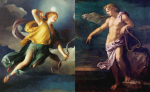 おごり高ぶるニオべ、女神ラトーナをおとしめる［ニオべの転落①］