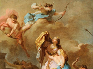 アポロンとディアナ、ニオべの子14人を虐殺［ニオべの転落②］