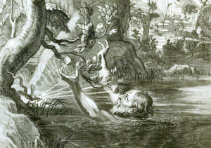 タンタロスとその息子ペロプス。冥界の下のタルタロスでの永劫の罰