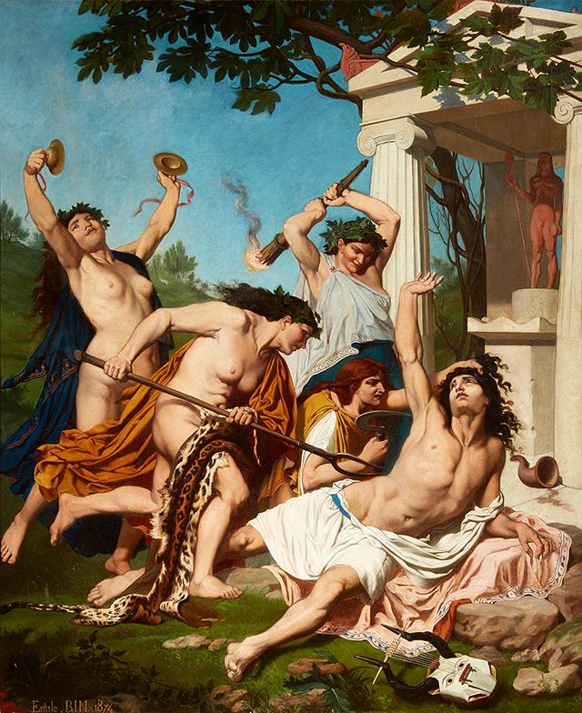 オルペウスを殺すトラキアの女たち