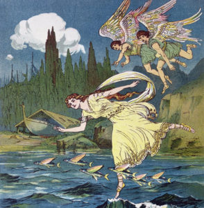 アタランタとヒッポメネスの徒競走①