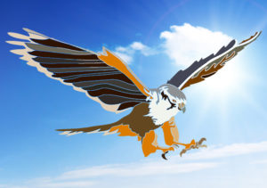 タカになったダイダリオンと娘キオネの死