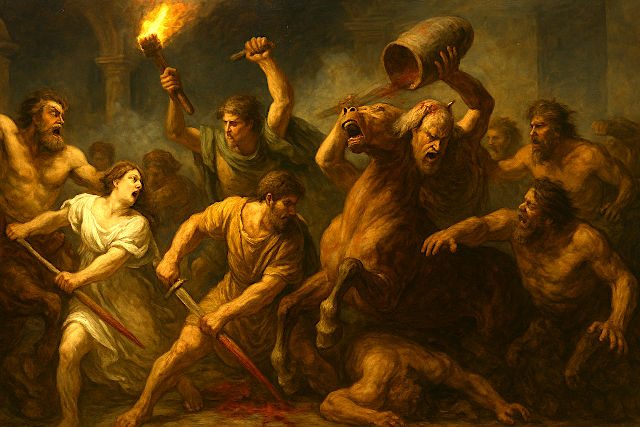 ラピタイ族とケンタウロスの死闘